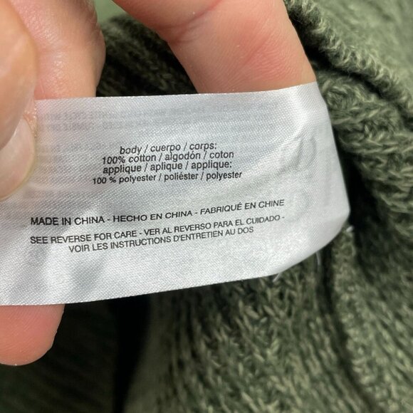 Bass Outdoor Deep Depths Green Mixed Sweater With Chest Pocket NWT 6377 - Picture 6 of 9